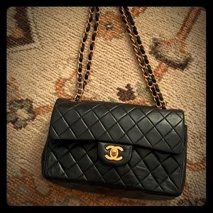 Stunning Chanel black classic bag